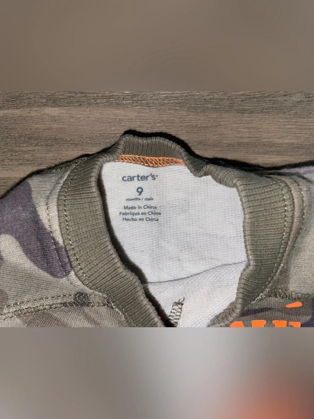 Carters carter camo